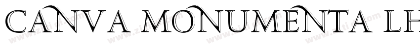 canva monumenta lHK字体转换